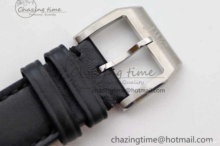 MIROTIME 0131 UrbanStyle Mark XVIII IW327012 SS M+F 1:1 Best Edition White Dial on Black Leather Strap A 7054